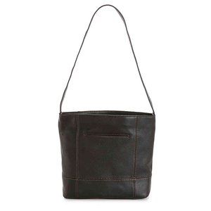 SAK DeYoung HOBO Leather Purse BLACK